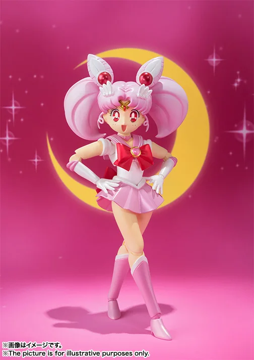 Bandai Оригинальный S.H. Фигуртс Сейлор Мун чибисша аниме экшн фигурная игрушка для