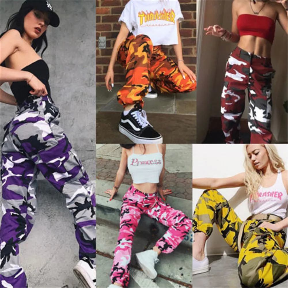 Gothic Modis Women Camouflage Trousers Military Casual Pants Hip Hop Cargo Army Combat High Waist Jeans Female Camouflage Pants Gothic Modis Women Camouflage Trousers Military Casual Pants Hip Hop Cargo Army Combat High Waist Jeans Female Camouflage Pants