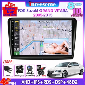 

Android 10.0 2 din Car Radio Multimedia Video Player For Skoda Superb 2 B6 2008-2015 GPS navigation RDS DSP+48EQ IPS autoradio