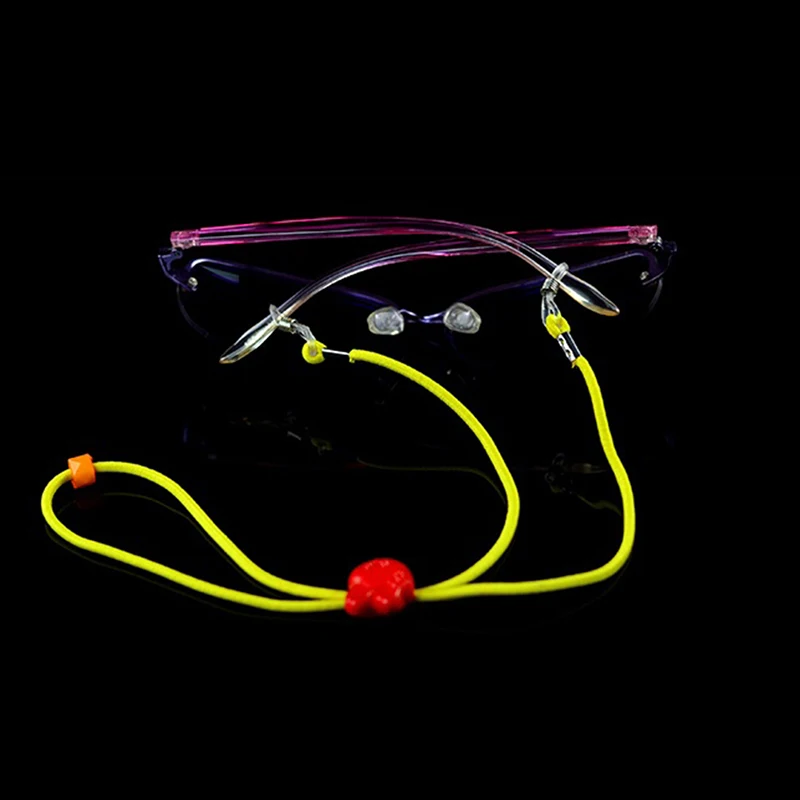 1 шт., детский нейлоновый держатель для очков с рисунком из мультфильма, солнцезащитные очки, очки, шейный ремень, случайный цвет