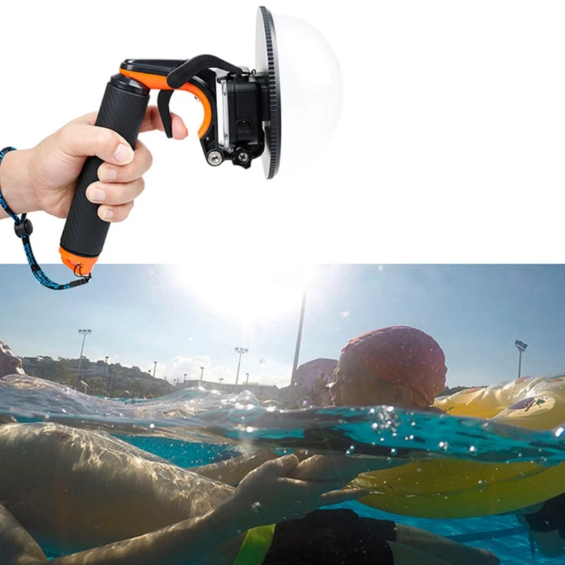 Дайвинг купол порт водонепроницаемый корпус чехол для GoPro Hero 5/6 триггер камеры