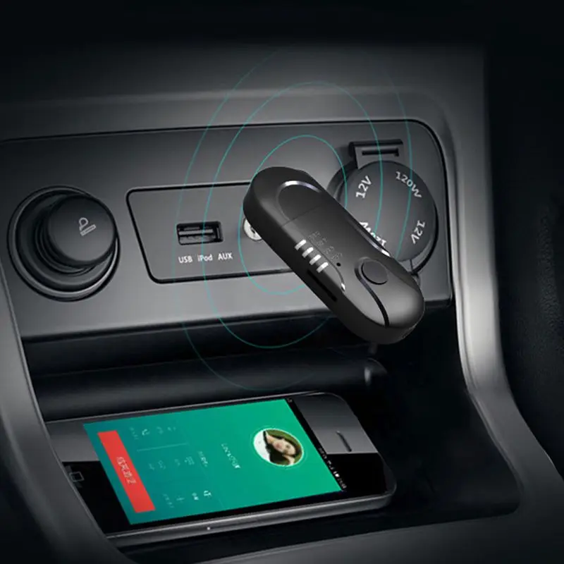 Bluetooth V4.1+ EDR hands-free автомобильный bluetooth-приемник USB автомобильный стерео fm-радио