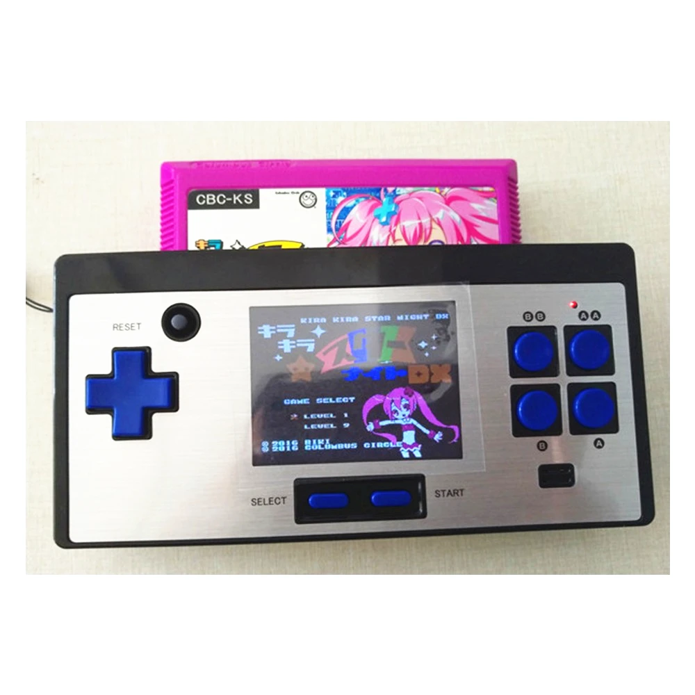 Высококачественный портативный игровой плеер 8 бит NES/FC Dendy 60Pin картридж AV Out 2