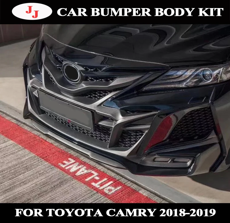 Комплект кузова бампера для toyota New Camry 2018 2019 комплект передняя и задняя губы