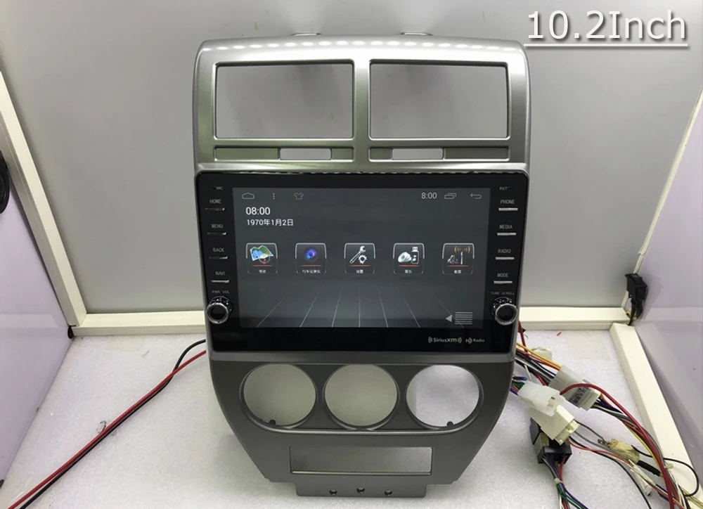 Liislee 10,2 дюймов Android 2+ 32G для Jeep Compass 2007~ 2008 стерео автомобильный экран Carplay Wifi USB gps Navi карта навигация Мультимедиа