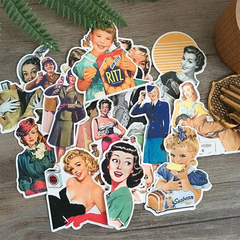 

18PCS Kitchen and love Sticker DIY Scrapbooking Bottom Collage Phone Computer Diary Happy Planner Decoration Sticker