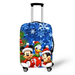 Защитный чехол для багажа, эластичный 18-32 дюймов чемодан, защитные чехлы, аксессуары для путешествий, Микки, Рождество