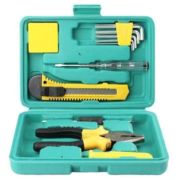 

12Pcs Multi-Function Hardware Kit Household Tool Kit Electrician Hand Repair Tool Screwdriver Combination Kit