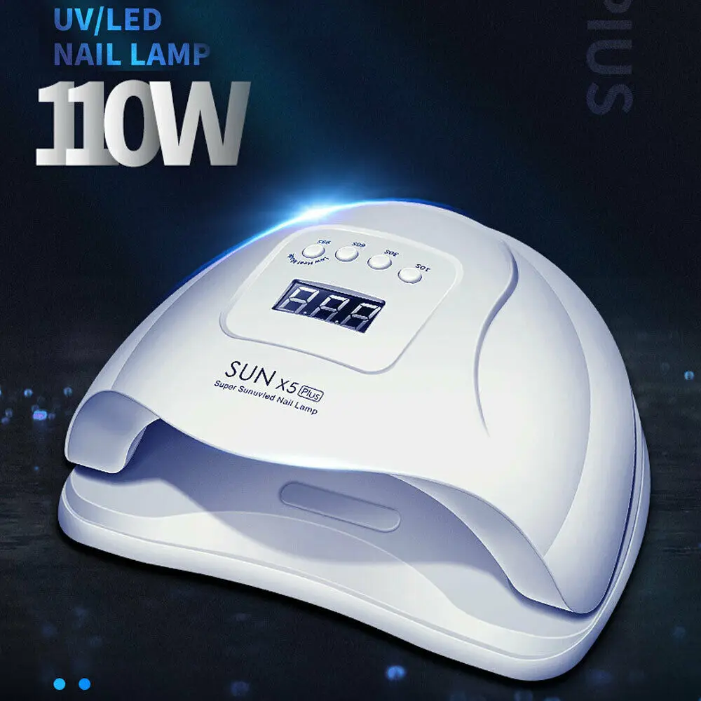 

110W UV LED Lamp for Nails Dryer Sun Light Lamp for Manicure Smart LCD Display for All Gel Nail Polish Nail Art Tools