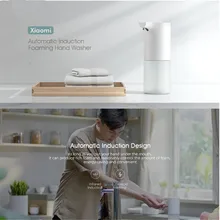 Автоматический индукционный Foa mi ng для мытья рук инфракрасный Сенсор диспенсер для мыла 320 мл мыло для мытья 0,25 s глубокое очищение Smart mi Home