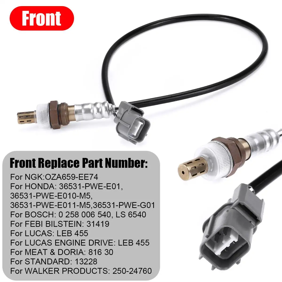 FOR PEUGEOT PARTNER BIPPER BOXER EXPERT RCZ 4 WIRE LAMBDA OXYGEN SENSOR LSU4054