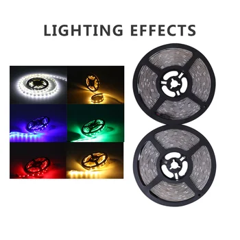 

LED Strip 2835 RGB lights 12V 4M Flexible Home Kitchen Decoration lamp Waterproof 240 LED Tape Diode Ribbon 60LEDs/M