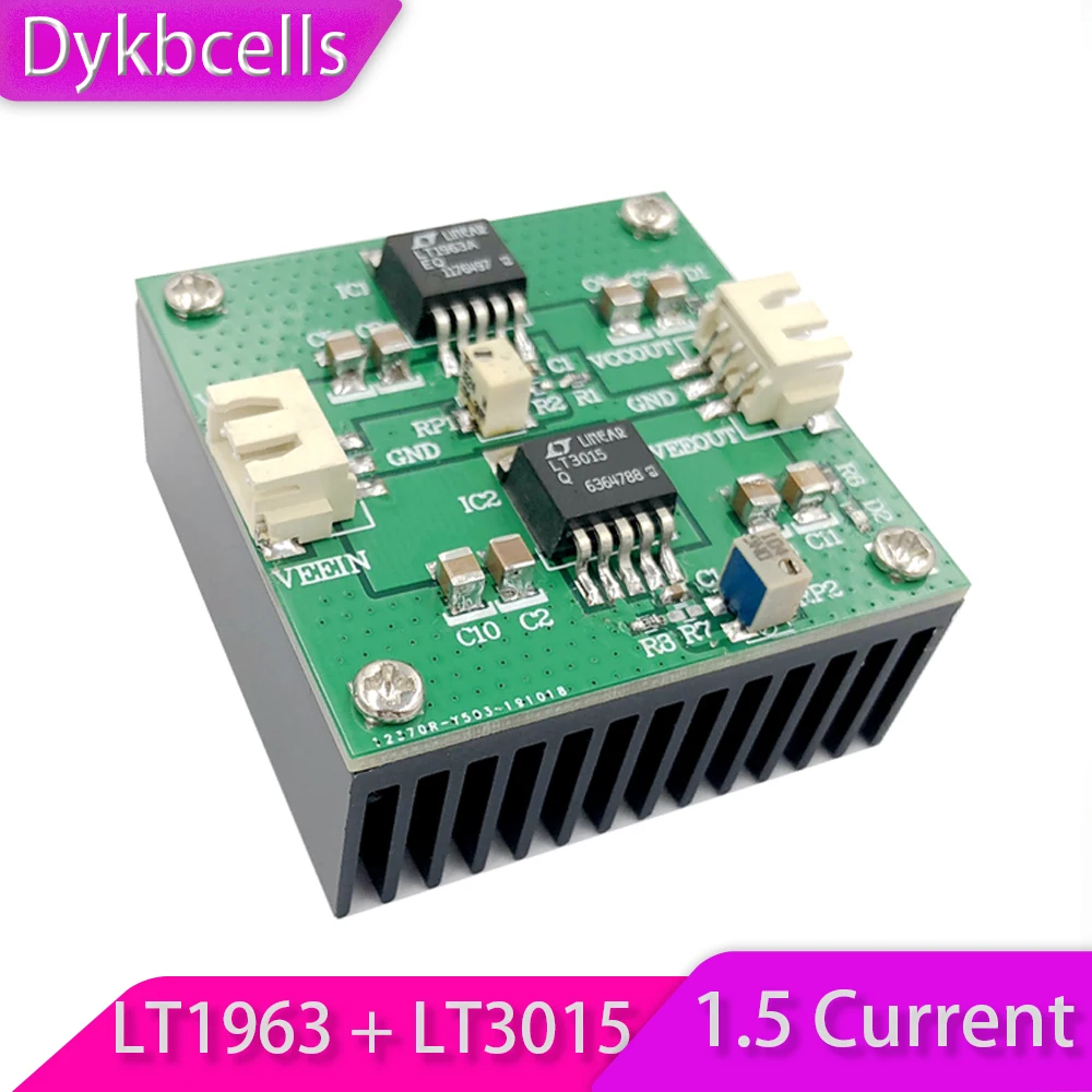 Dykbcells Lt1963 + Lt3015 Positive Negative Voltage Dc Dc Precision