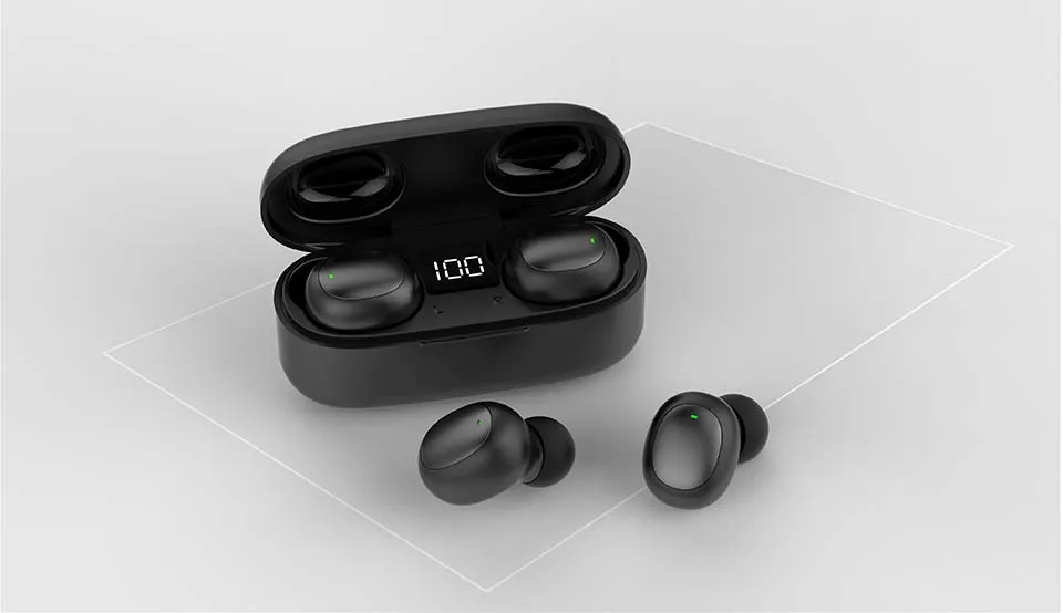 TWS Bluetooth 5,0 IPX4 спортивные водонепроницаемые басовые стерео наушники светодиодный дисплей игровой мини-наушники с микрофоном беспроводная гарнитура