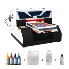 Imprimante automatique A3 DTG A3 (329*500mm) imprimante à plat t-shirt tissu machine d'impression bricolage t-shirt imprimante(China)