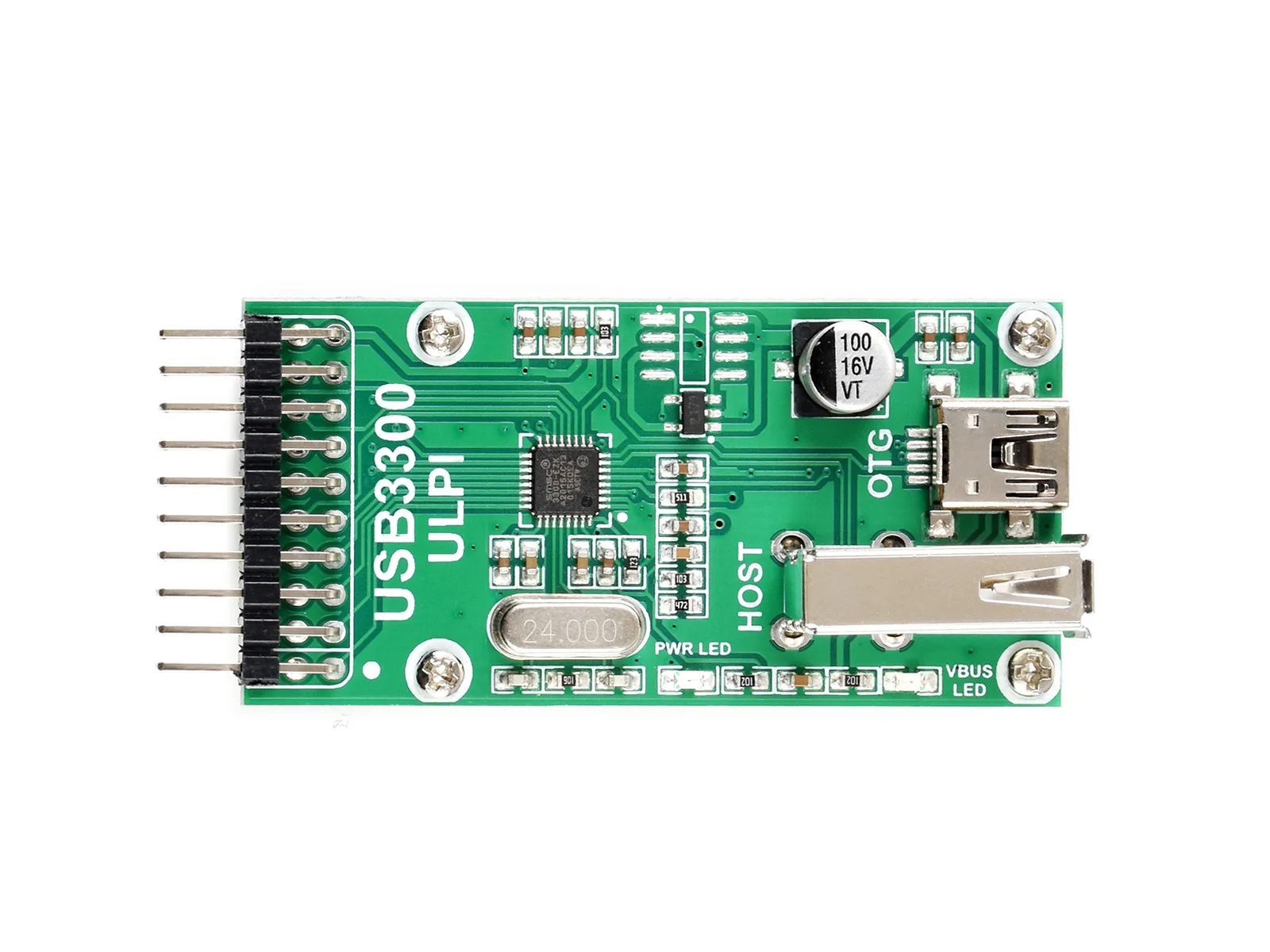 Waveshare USB3300 USB с высоким уровнем Скорость PHY доска ULPI Интерфейс включает в себя MIC2075