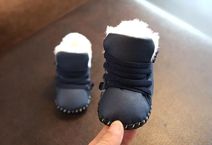 Newborn Winter Baby Shoes Boys Girls Soft Boots Kids Fashion Warm Thickening Snow First Walker Booties Toddler