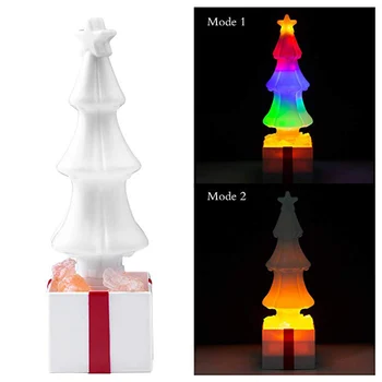 

Christmas LED Lighting Night Light, LED Christmas Tree Salt lamp, Color-Changing Nightlight Decor Top Gift Light to Kids