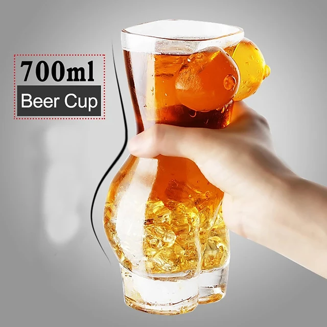 Glass Cup Beer Ornaments Creative Sexy Human Shape Cup Durable Wall Whiskey  Glasses Wine Girl Body Shape Home Bar Ornaments - AliExpress