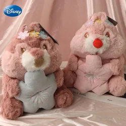 Juguetes de peluche de Disney de Chip y Dale de estilo japonés, Plushes Kawaii, decoración de la habitación, regalo del Día de San Valentín para novia, muñeca para niños de 6 a 10 años