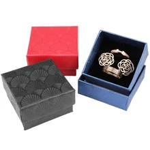 Квадратное кольцо ожерелье Подарочная коробка серьги браслет свадьба Дата ювелирные изделия Нежный сплошной цвет коробка ювелирных изделий Высокое качество коробка