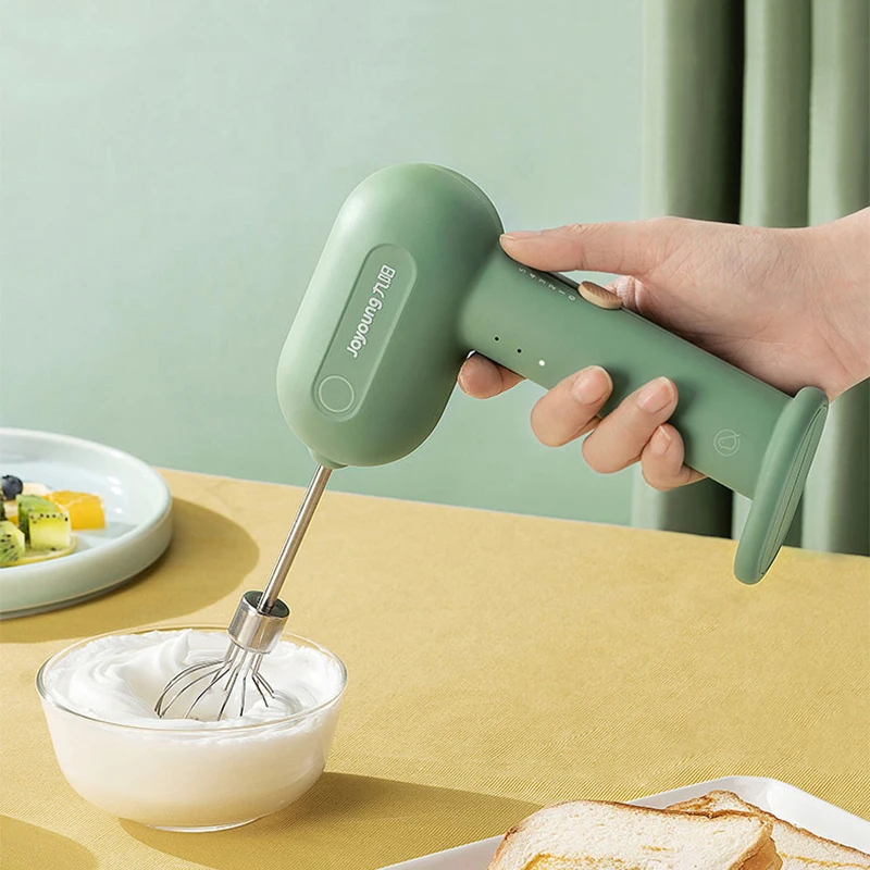 Electric Wireless Egg Beater USB Rechargeable Handheld Egg Beater  One-Button Start for Whipping Or Mixing Eggs Butter Cream - AliExpress