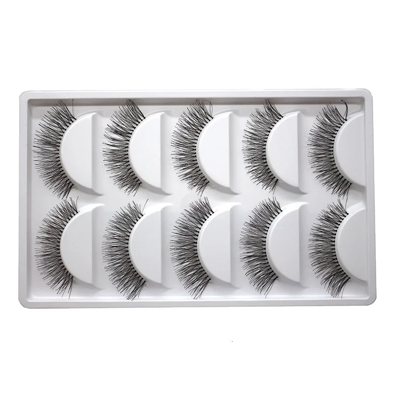 100 Boxes Fake eyelashes Natural Long False Eyelashes Hand Made High Quality Fake Eyelash