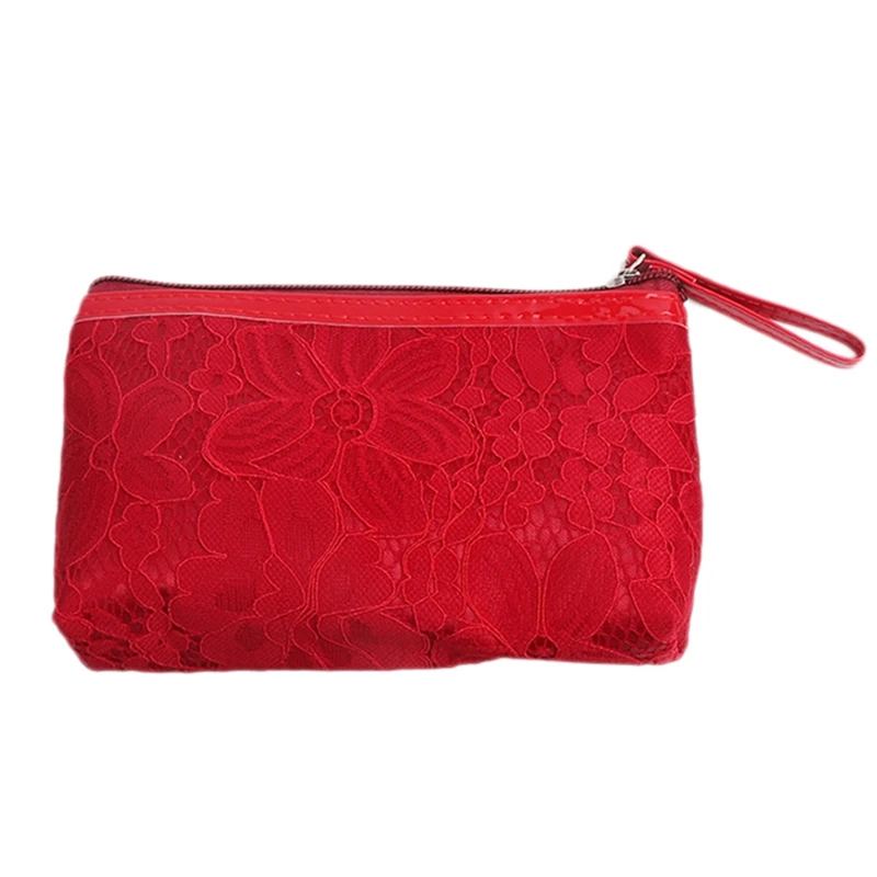 JHD-Mixdair, косметички для женщин, для макияжа, кружевная, элегантная, прозрачная, косметичка, 3 цвета, прозрачное поступление, легко носить с собой, дорожная сумка