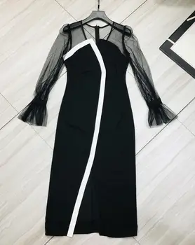 

The new summer 2020 bowknot is a black dress