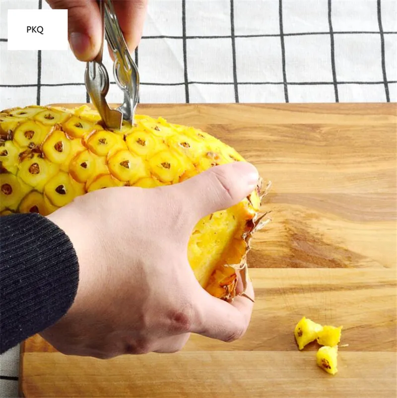 

1PC High Quantity Stainless Steel Pineapple Peeler Kitchen Peel Cutter For Ananas Corer Slicer Clip Fruit Salad Tools