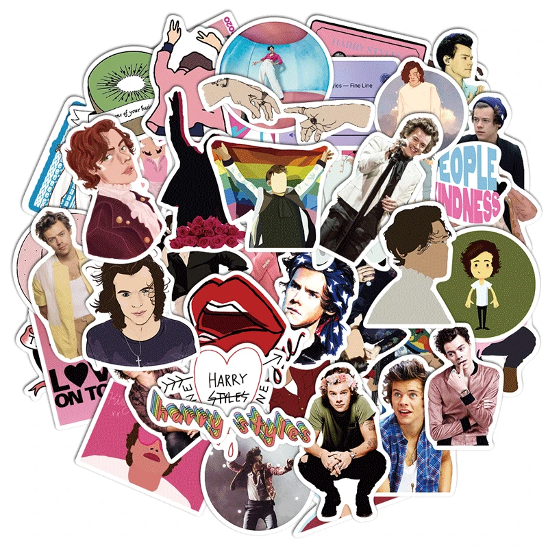 

10/30/50pcs Hot British Singer Styles Stickers For Car Laptop PVC Backpack Water Bottle Pad Bicycle waterproof Decal For Fans