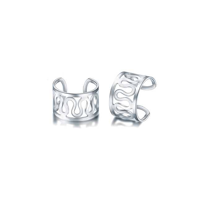 Gold Leaf Clip Earring For Women Without Piercing Puck Rock Vintage Crystal Ear Cuff Girls Jewerly Gifts 1P