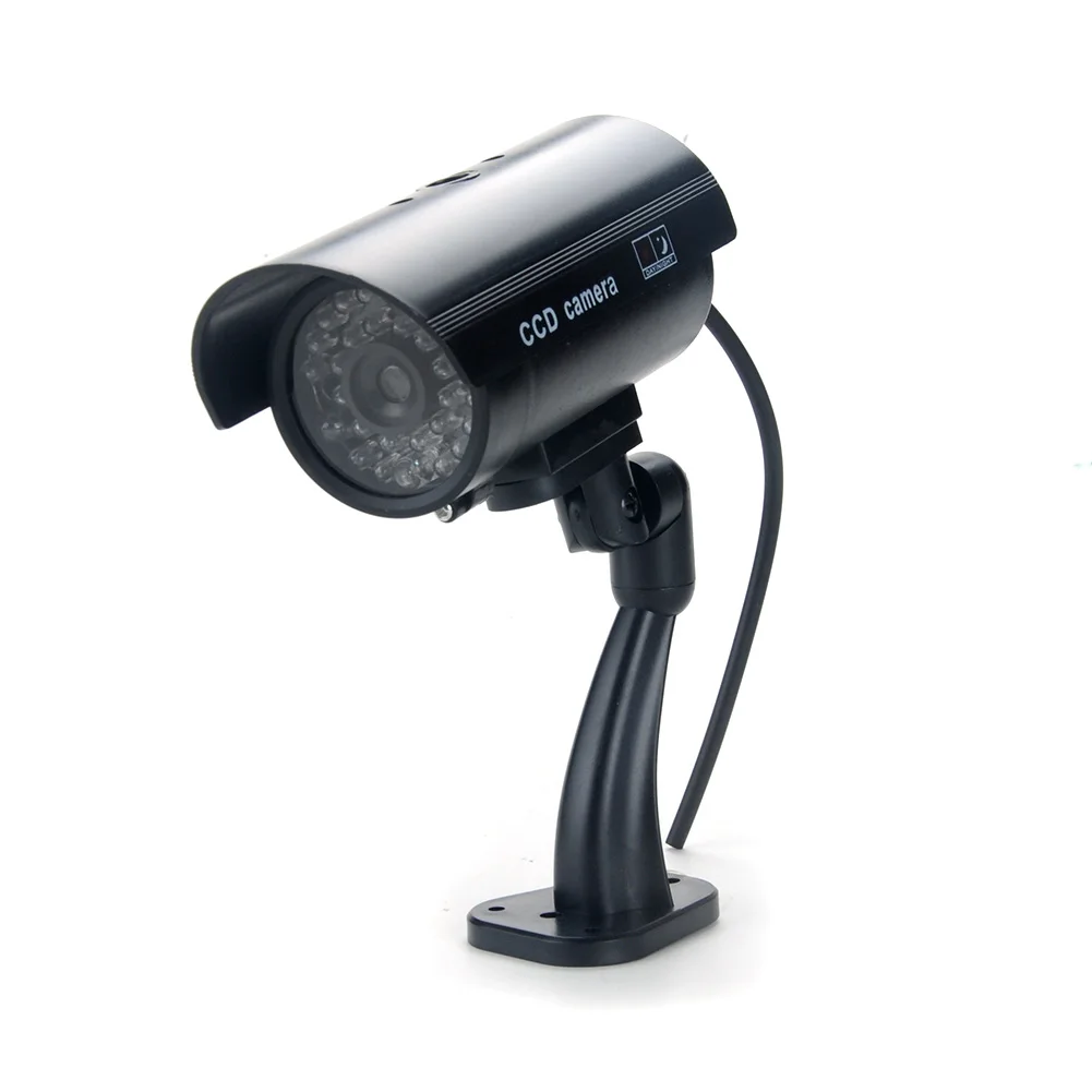 Пластиковая камера безопасности моделирования, водонепроницаемый монитор моделирования с светодиодный светильник, наружная внутренняя камера