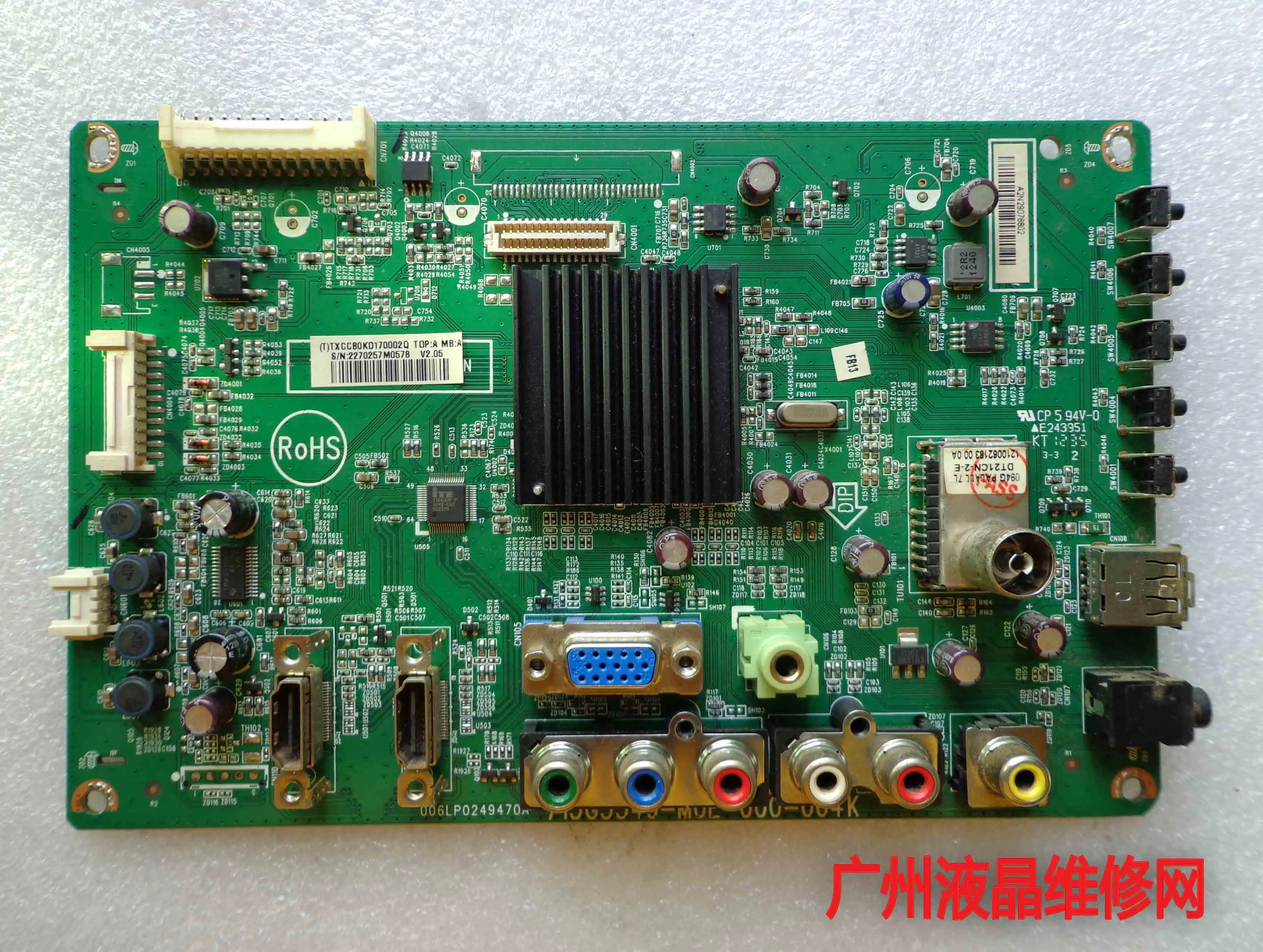 LED19F2260CE материнская плата драйвера 715G5549-M0E-000-004K TPM185B1-WX130