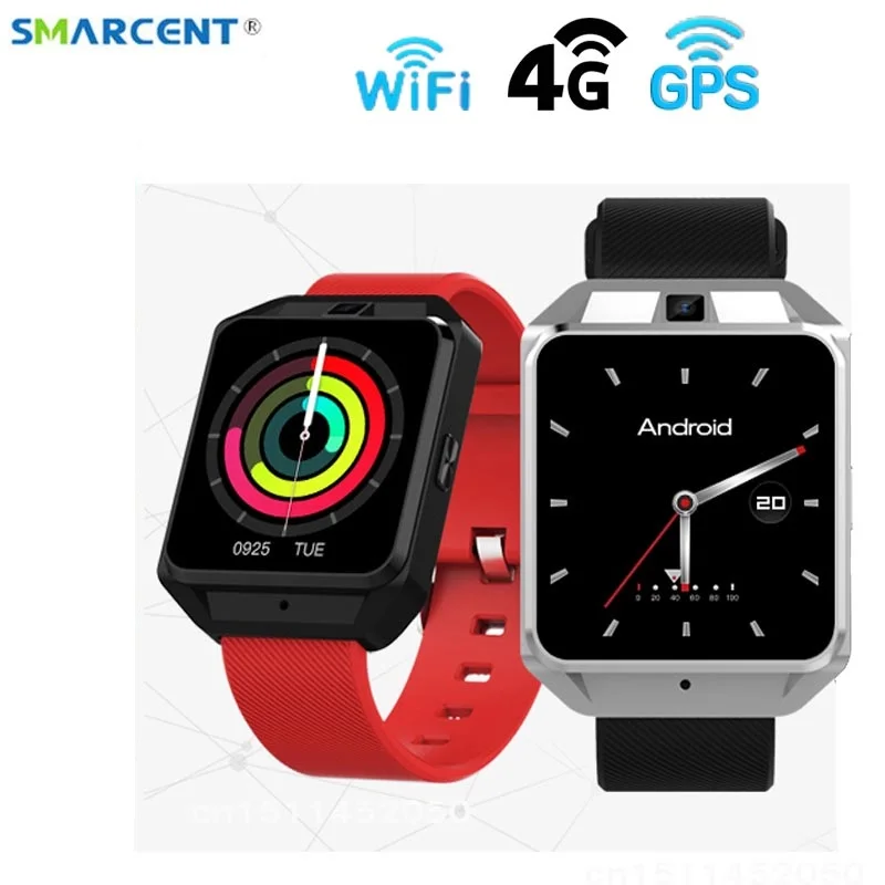 

4G Men Smart Watch supports SIM Card GPS WiFi 1G RAM 8G ROM Heart Rate Air pressure Alarm clock Stopwatch H5 Bracelet