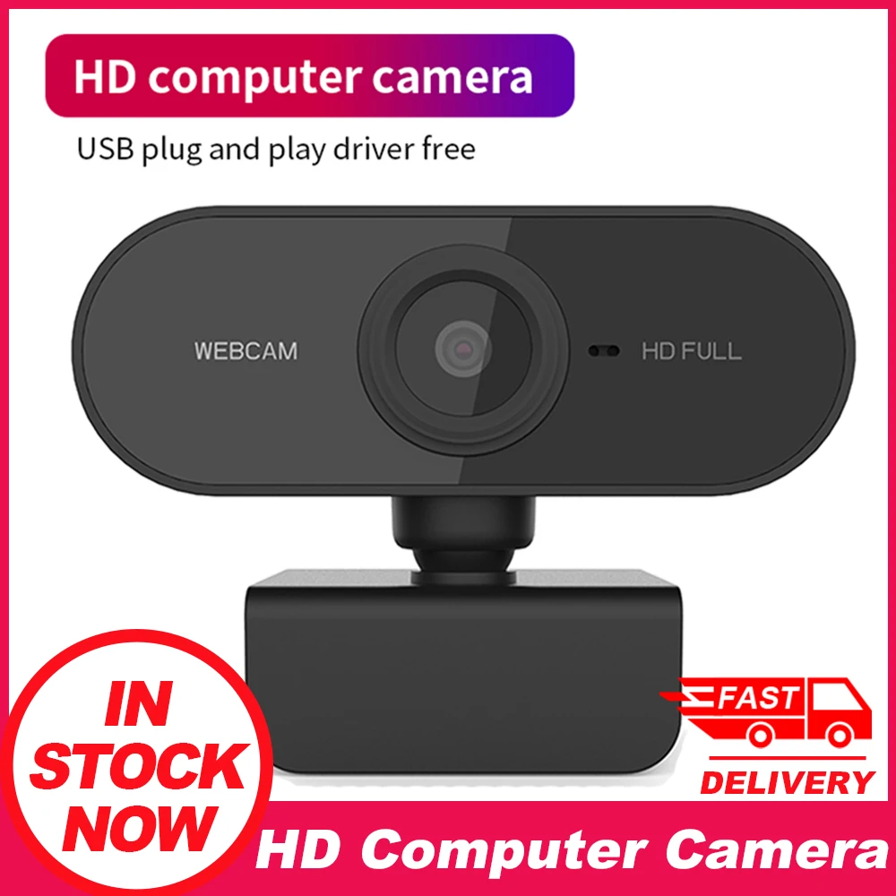 Full HD 1080P Веб камера USB Мини Компьютерная Встроенный микрофон гибкий поворотный