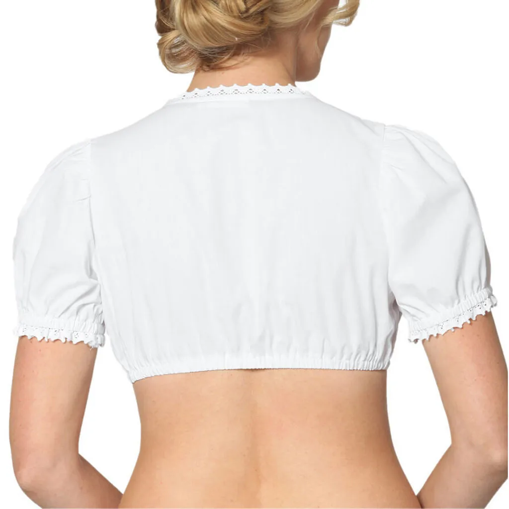Женская Сексуальная Блузка Dirndl, баварский костюм Октоберфеста, немецкий традиционный фестиваль пива, белая блузка, укороченные топы