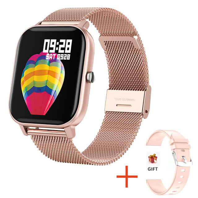 New P8 Color Screen Smart Watch Women men Full Touch Fitness Tracker Blood Pressure Smart Clock Women Smartwatch for Xiaomi
