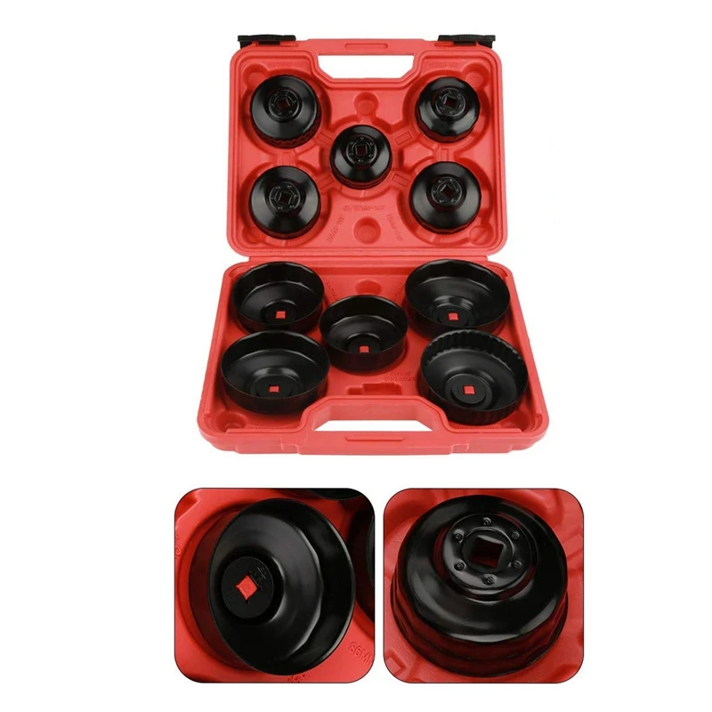 Hot 11Pcs Filter Wrench Remove Set Sockets Work Wrench Repair Tool Kit