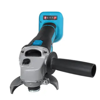 

18V Cordless Brushless Impact Angle Grinder 100mm 8500RPM Max Head Tools Kit with LED Light Finishing Grinder for Makita Battery