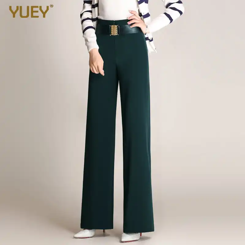 high waisted polyester pants
