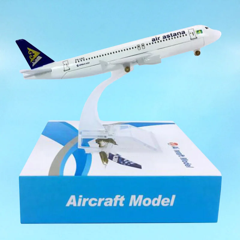 16 см 1:400 масштабные модели Airbus A320 200 Air Astana Airways Airlines Fuselage Aircraft Airline коллекция