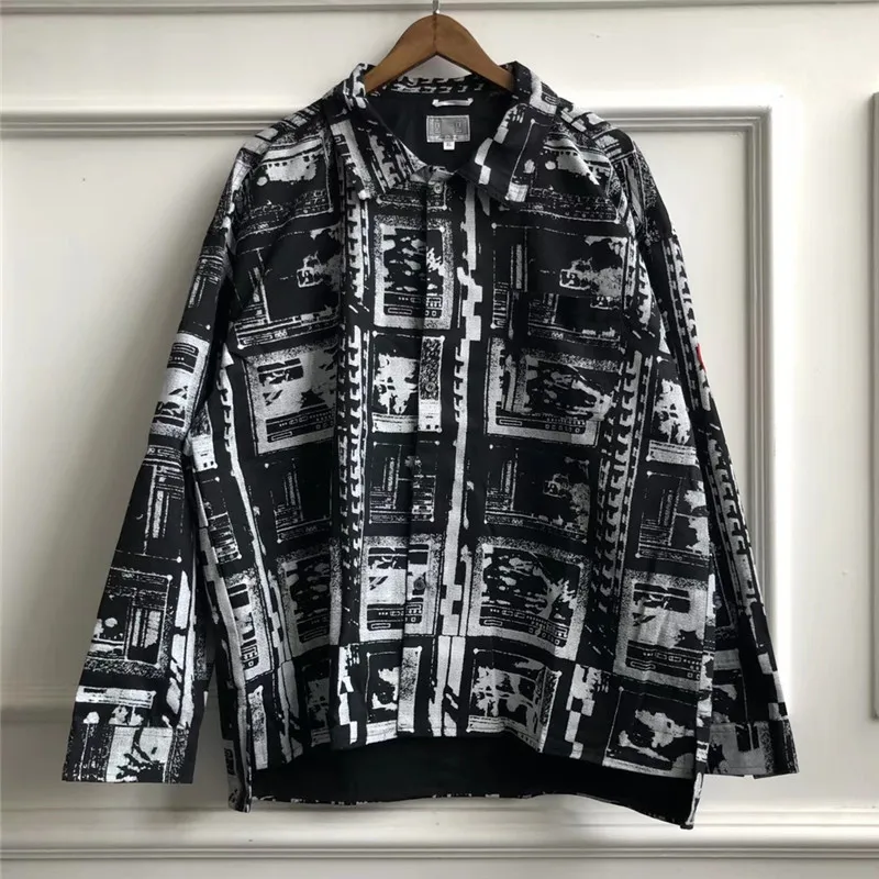 CAV EMPT рубашки с длинным рукавом для мужчин и женщин уличная Ретро Промытые Do Old c. E Cav Empt повседневные рубашки в стиле хип-хоп