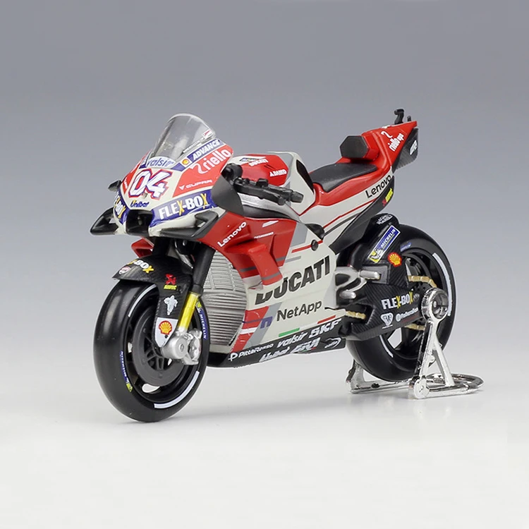 Модель Maisto Motorcyc Moto Racing 29#04# Andrea 1:18 Масштаб мотоцикл литье под давлением металлический велосипед миниатюрная гоночная игрушка для коллекции подарков - Цвет: 2018 04 Andrea Iannone