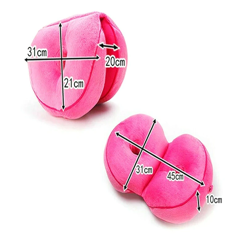 Новая осанка корректирует двойное комфортное сиденье из пены памяти подушка для