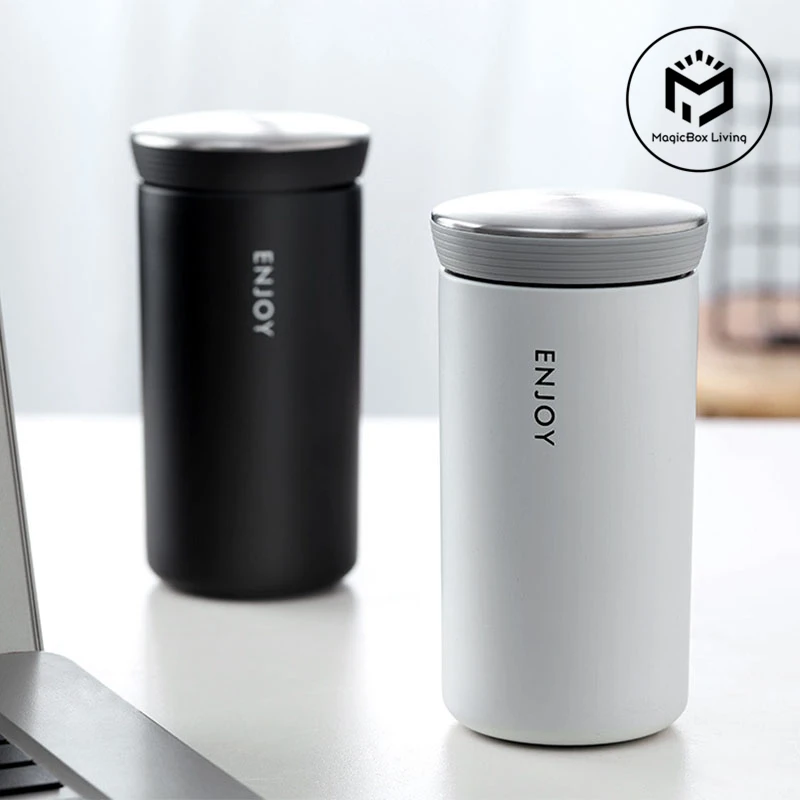 350ml 304 Stainless Steel Office Thermos Mug Coffee Cup with Lid Vacuum Flasks Leakproof Thermosmug Beer Tea Cups Water Bottle | Дом и сад