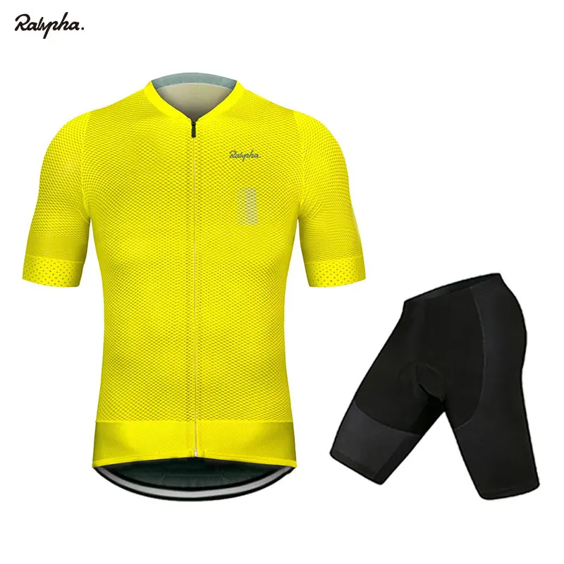 Raphaing велосипедная футболка с коротким рукавом Pro Team, мужские велосипедные шорты, одежда для велоспорта, комплекты одежды для велоспорта, одежда Ropa Ciclismo GOBIKING - Цвет: cycling set 7