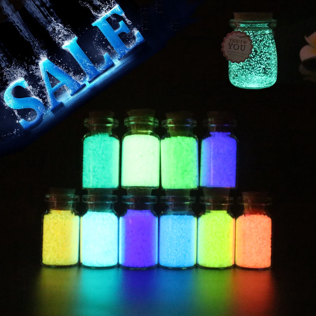 20G Glow in The Dark Luminous Sand Aquarium Fluorescent Particle Fish Tank Home Decor for St.Patricks Day A Sand Sand 