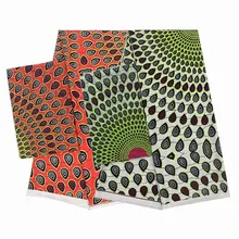 Новое поступление популярная восковая ткань наивысшего качества винтажная шелковая вощеная ткань Африканская восковая печать ткань 4+ 2 ярдов/партия для вечерние платья