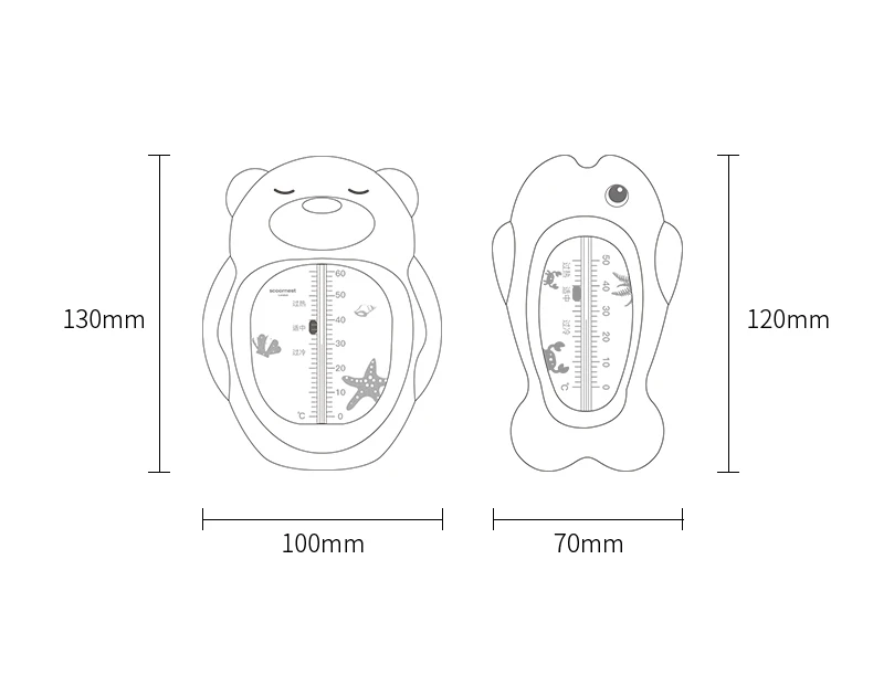 Aimeison Детский термометр для воды, детский измерительный термометр для ванны, измеритель температуры воды, домашний термометр для детей